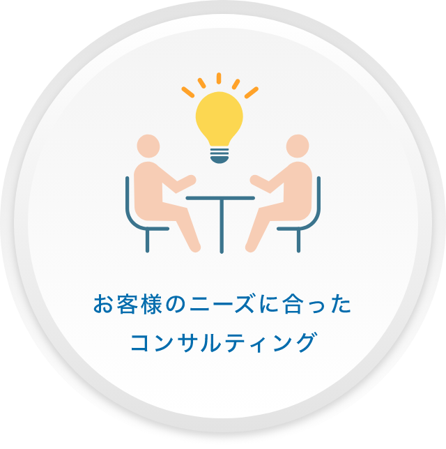 お客様のニーズに合ったコンサルティング