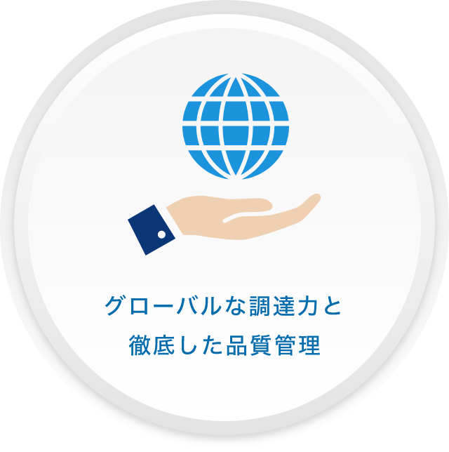 グローバルな調達力
